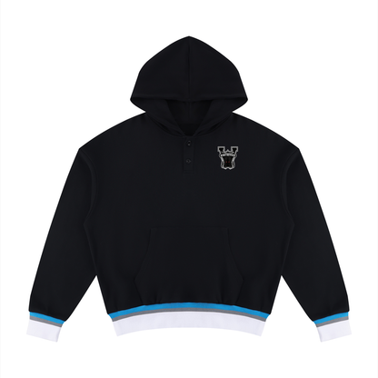 Unisex Oversized Color Block Boxy Hoodie