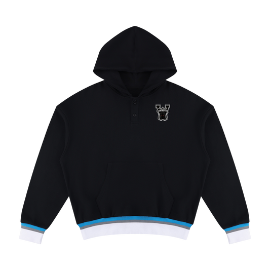 Unisex Oversized Color Block Boxy Hoodie