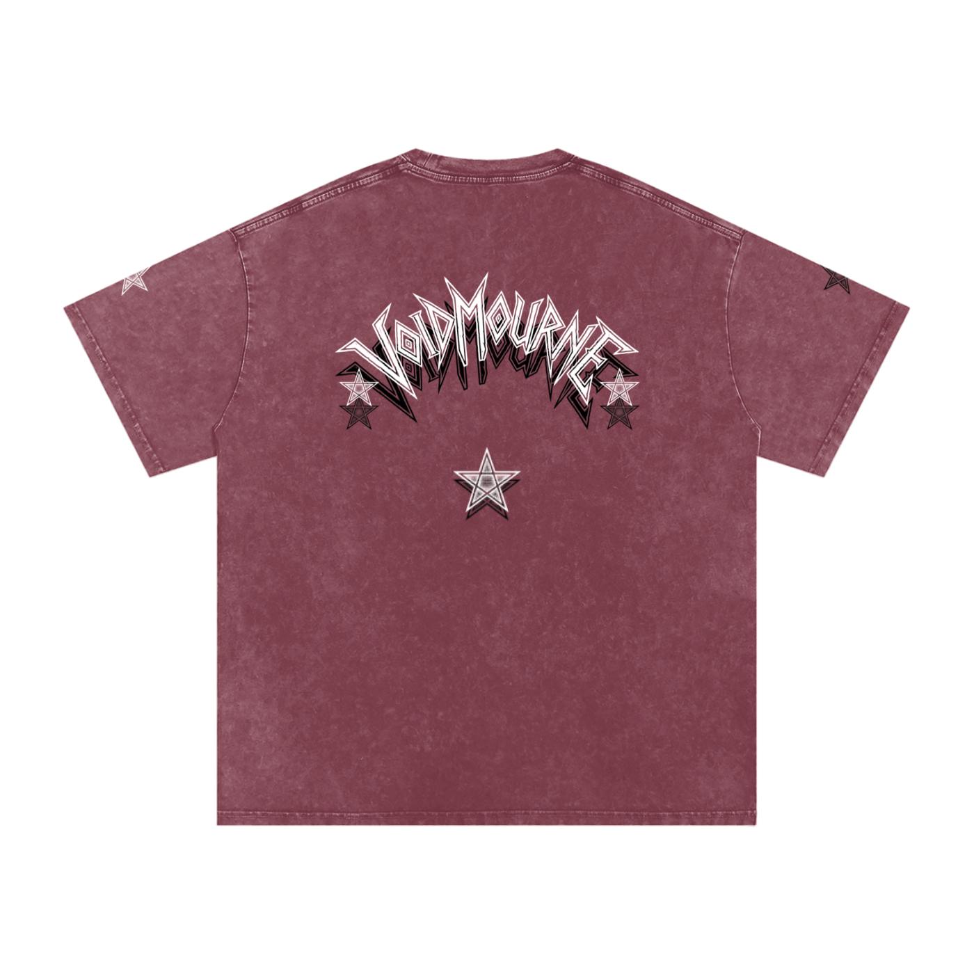 VoidMourne Snow Washed Oversized Cotton T-Shirt