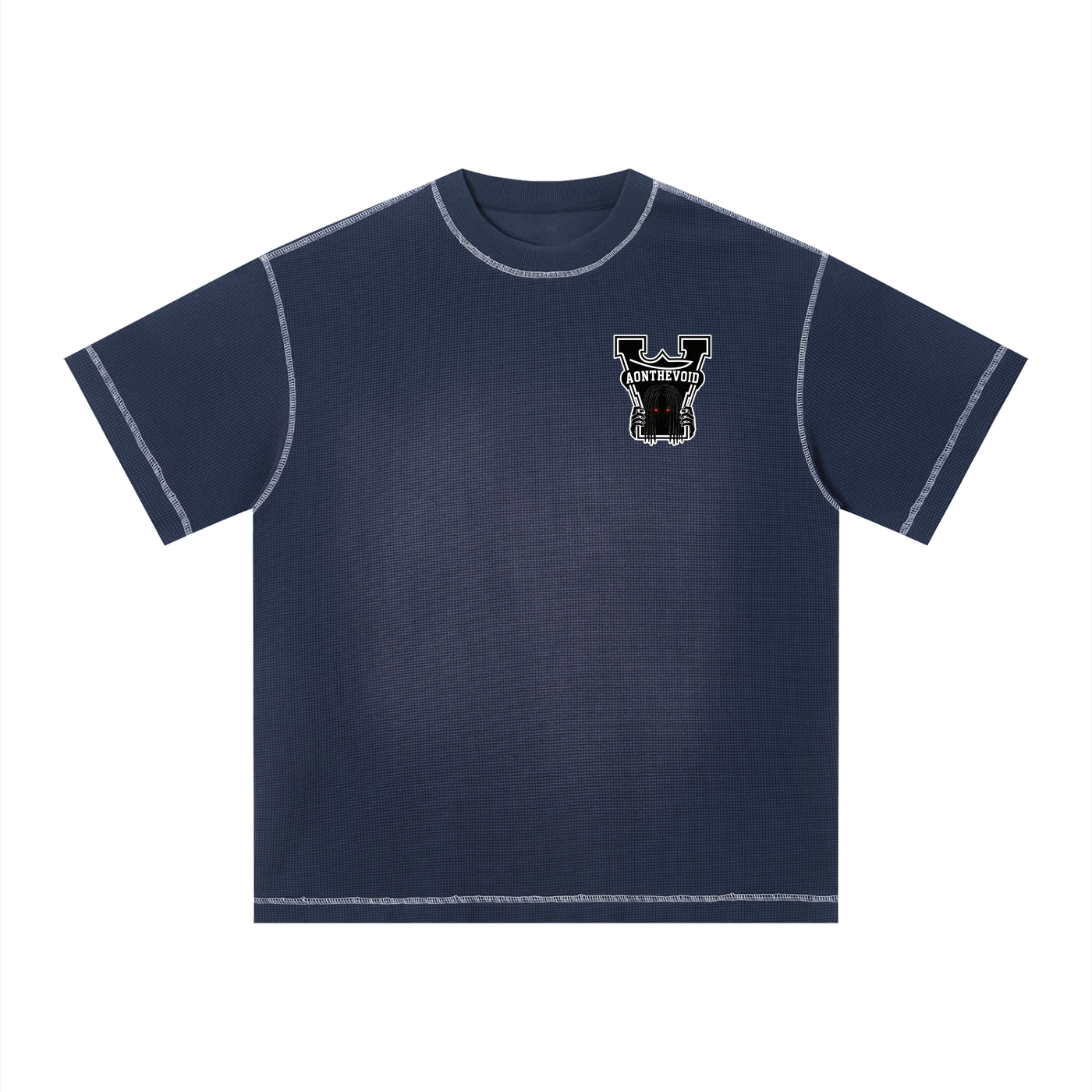 Unisex Sunfade Waffle Boxy T-Shirt