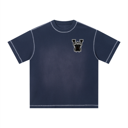 Unisex Sunfade Waffle Boxy T-Shirt
