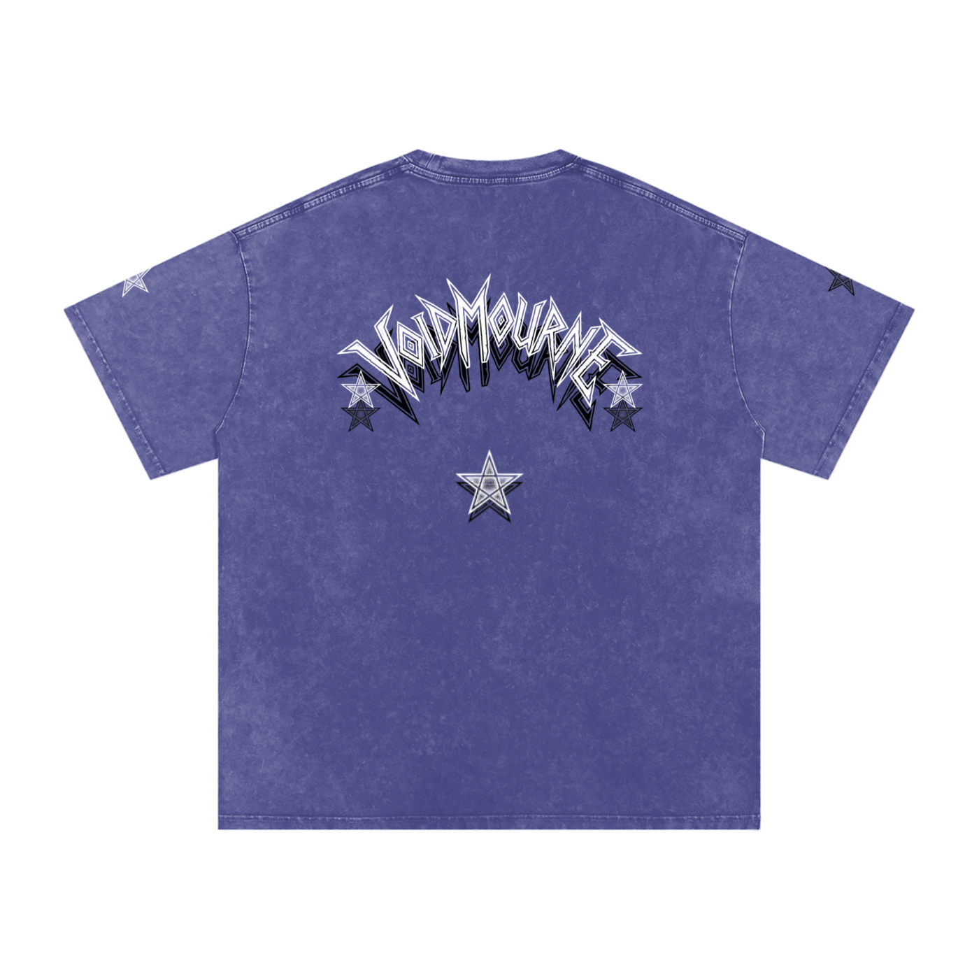 VoidMourne Snow Washed Oversized Cotton T-Shirt
