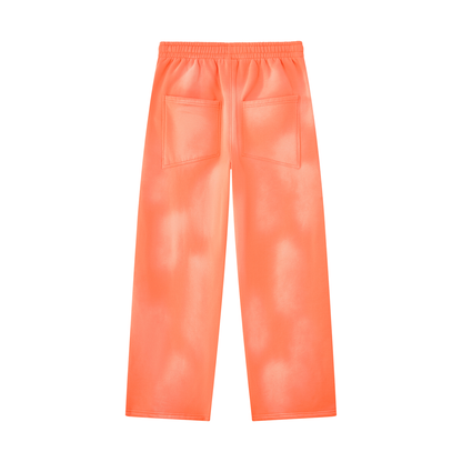 VoidMourne Unisex Sunfade Wide Leg Fleece Sweatpants