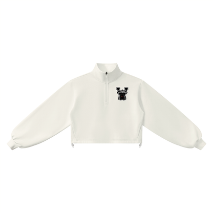 Women’s Mock-Neck Quarter-Zip Sweatshirt