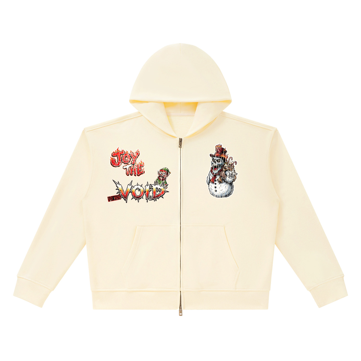 VoidMas Unisex Heavyweight Full Zip Boxy Hoodie