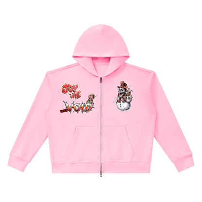 VoidMas Unisex Heavyweight Full Zip Boxy Hoodie