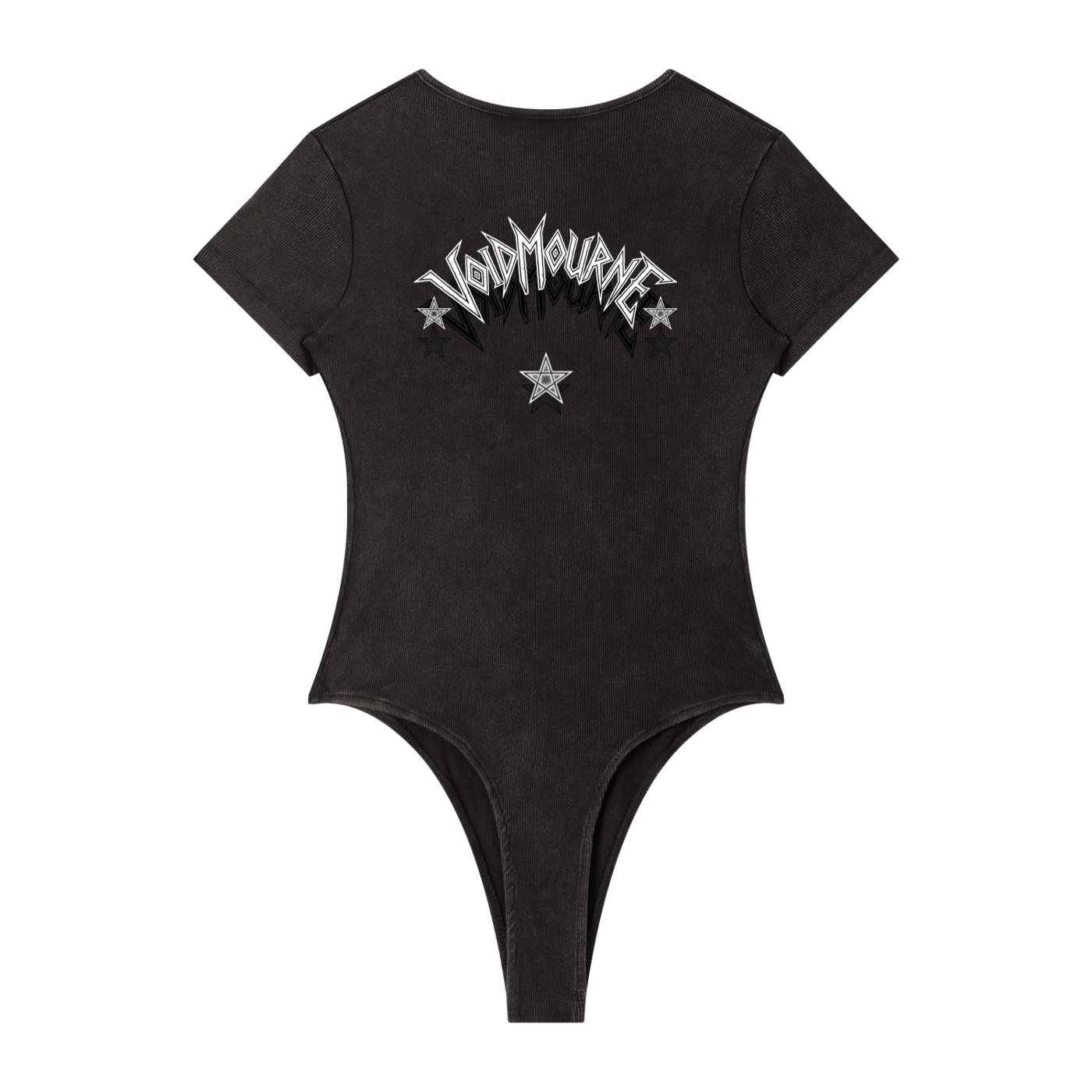 VoidMourne Women's Mineral Wash Crewneck Bodysuit