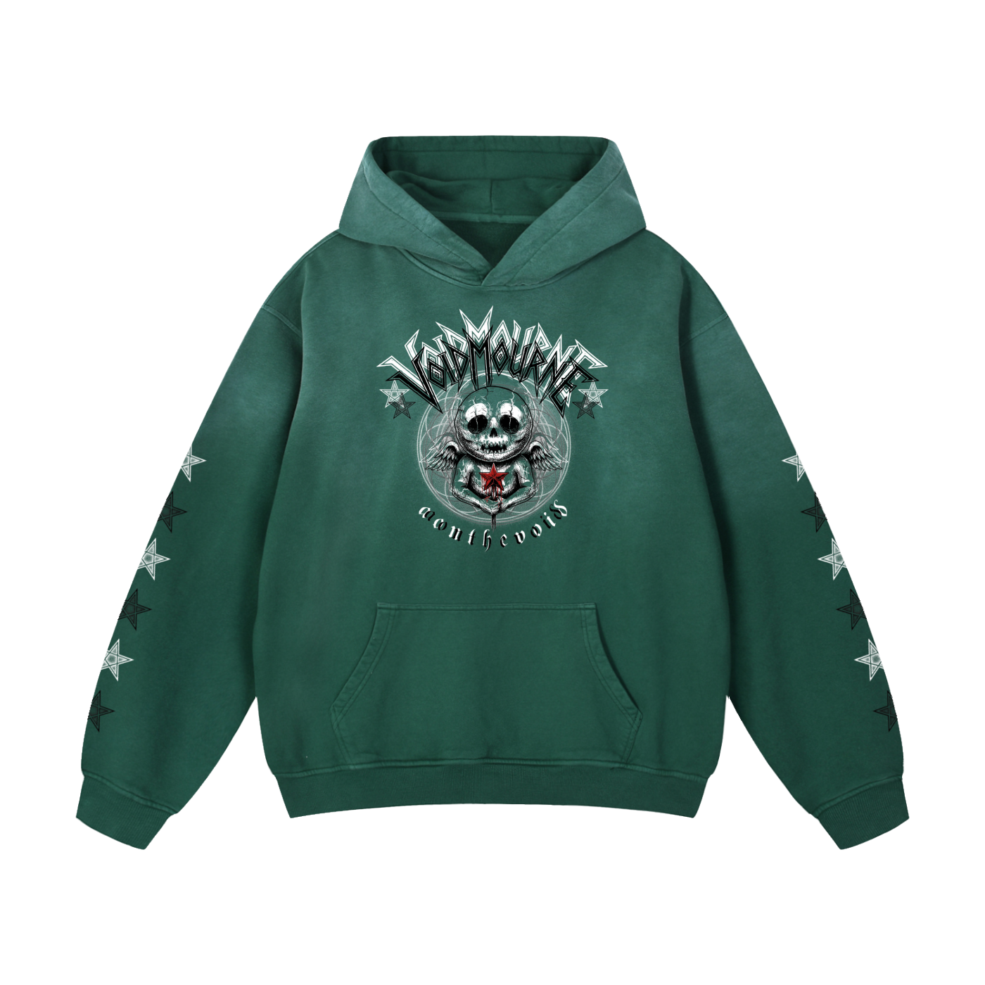 VoidMourne Heavyweight Sunfade Oversized Hoodie