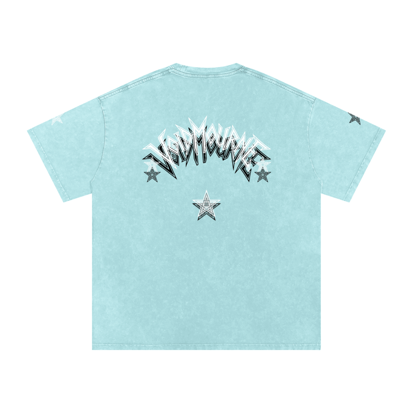 VoidMourne Snow Washed Oversized Cotton T-Shirt