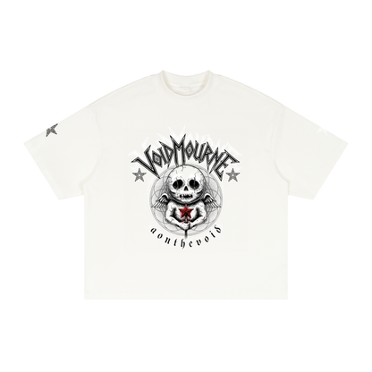 VoidMourne Textured Waffle Washed Boxy T-Shirt