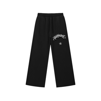 VoidMourne Snow Washed Raw Edge Sweatpants