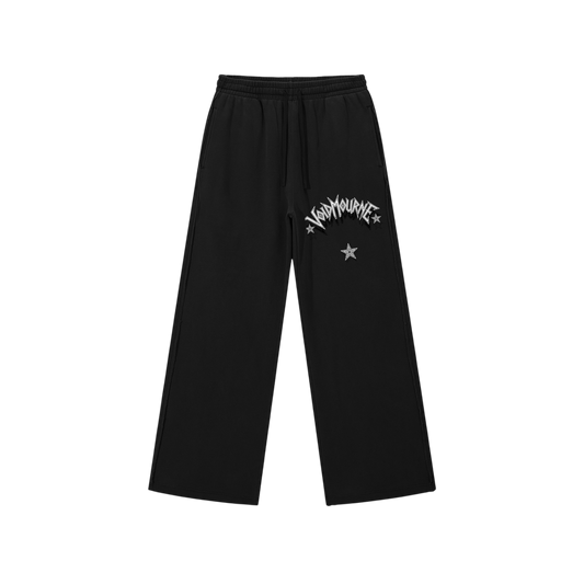 VoidMourne Snow Washed Raw Edge Sweatpants