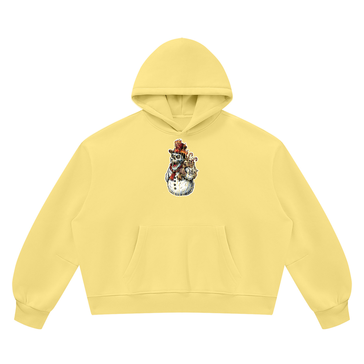 VoidMas Unisex Vintage Wash Boxy Fleece Hoodie