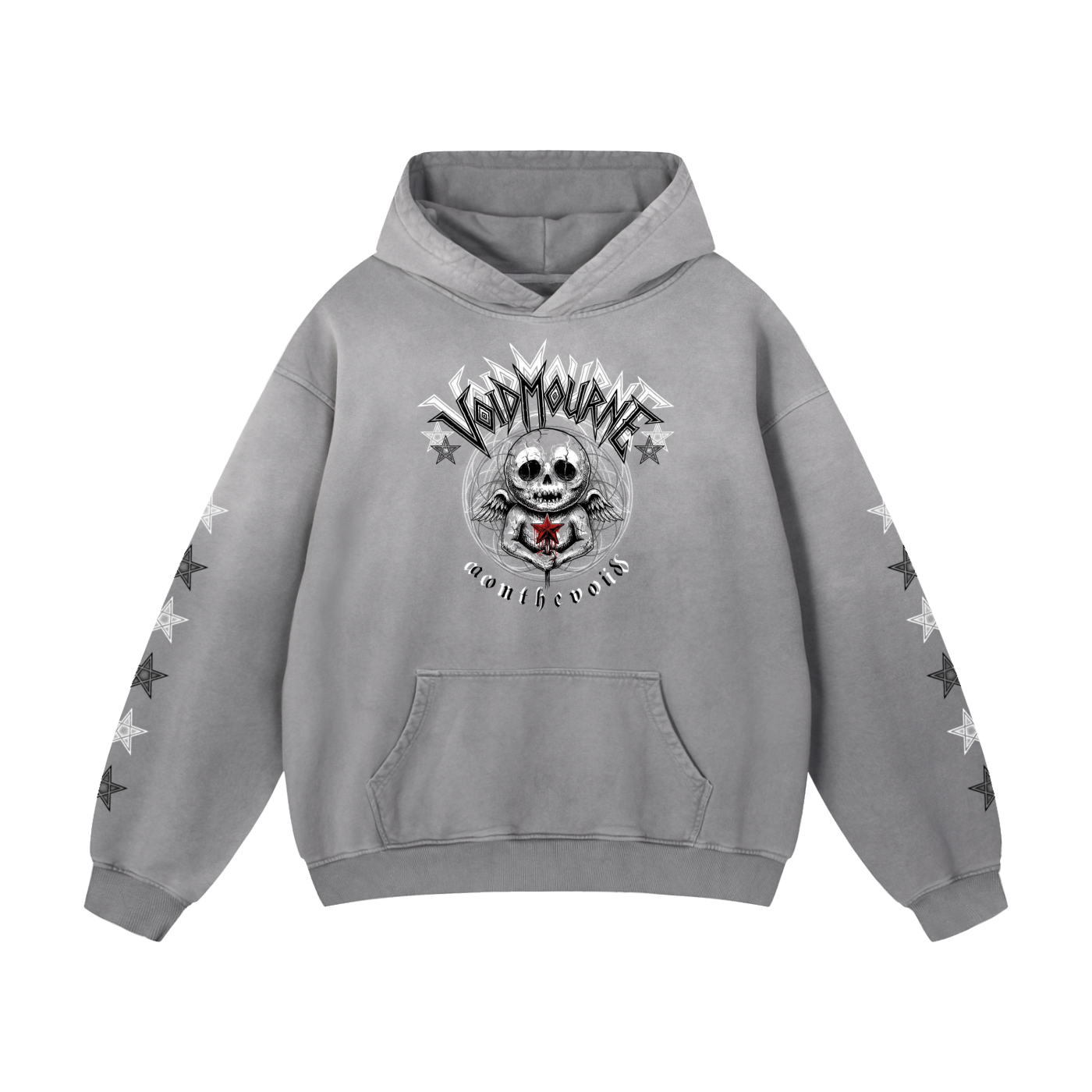 VoidMourne Heavyweight Sunfade Oversized Hoodie