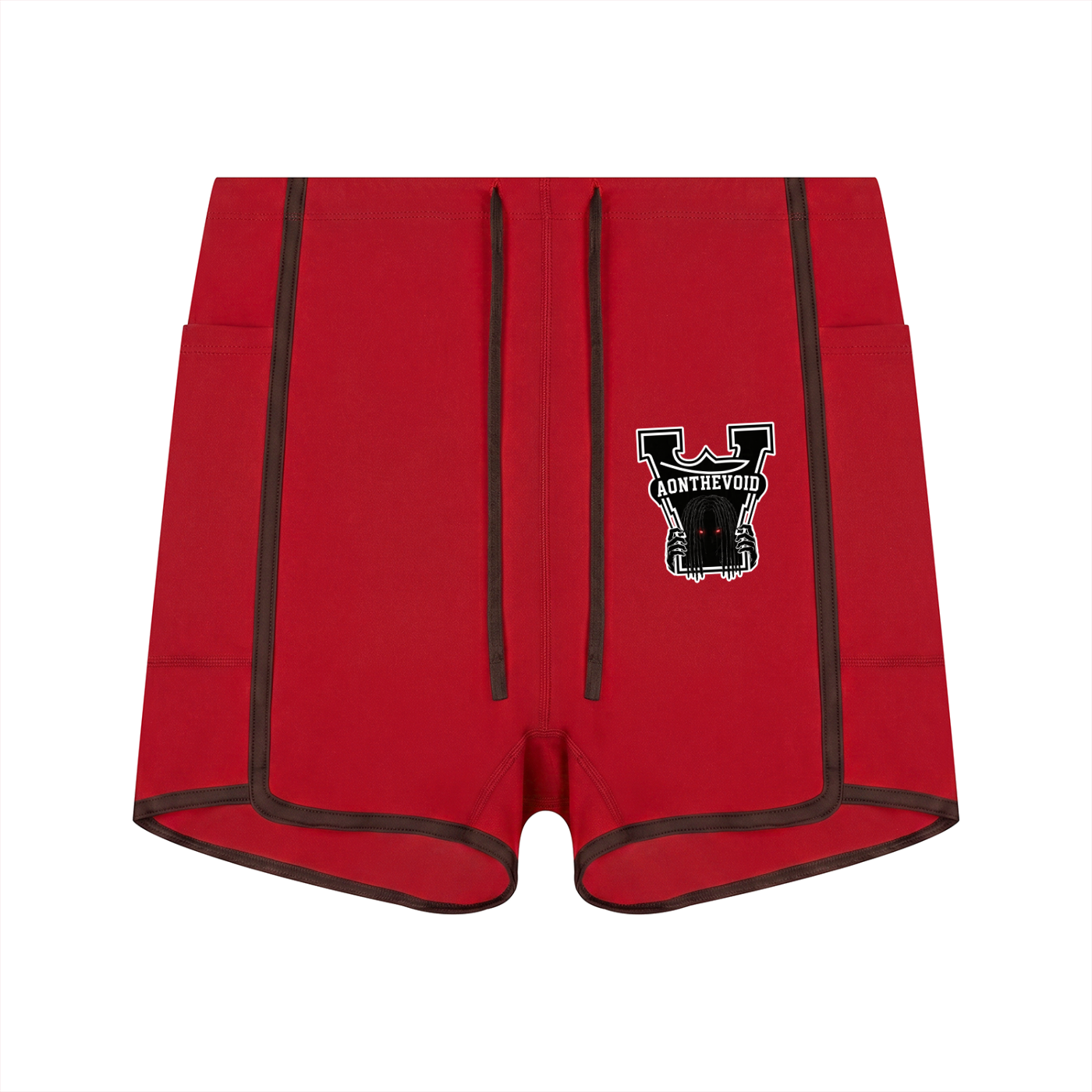 Women's High Rise Color Block Yoga Shorts