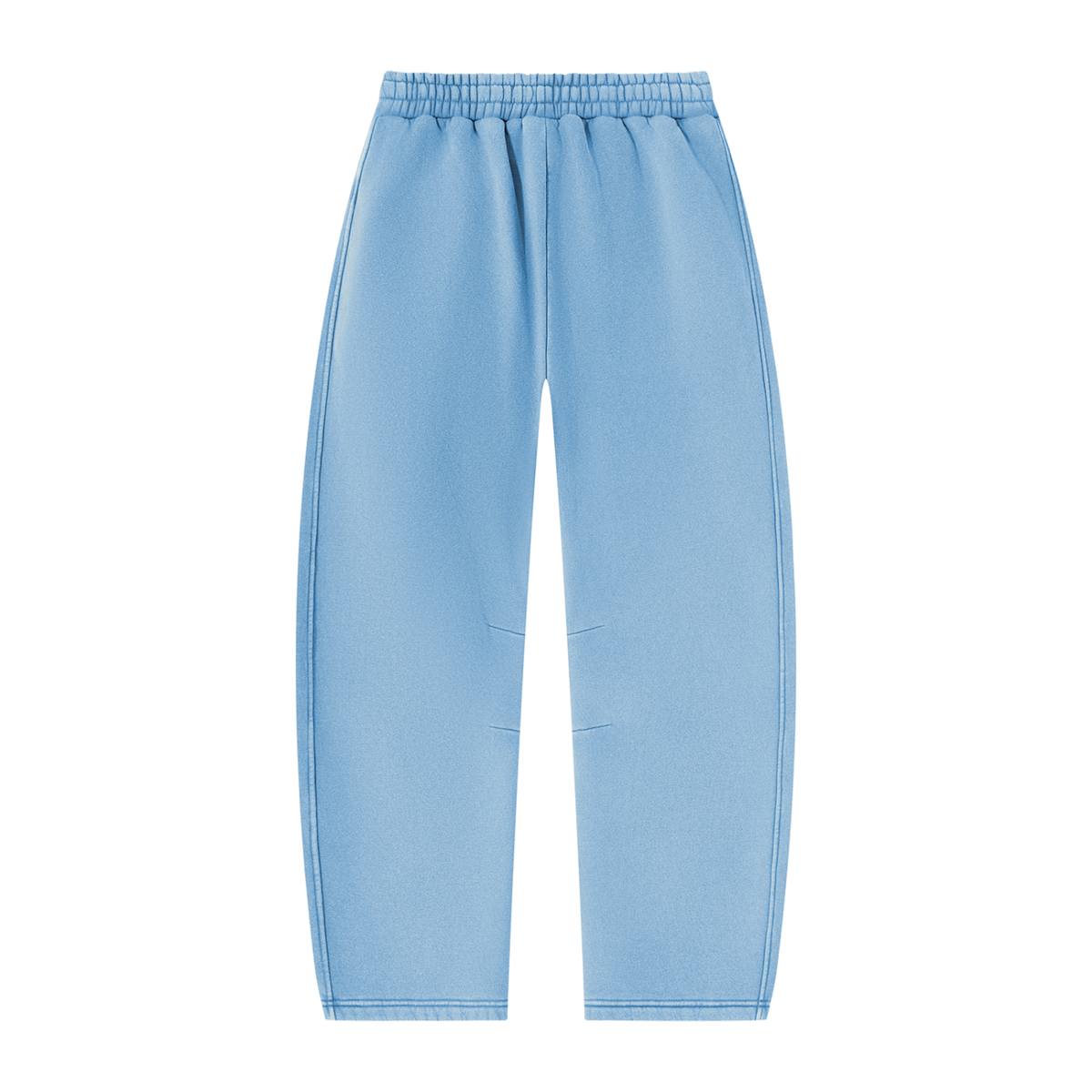 VoidMas Unisex Vintage Wash Barrel Leg Fleece Sweatpants